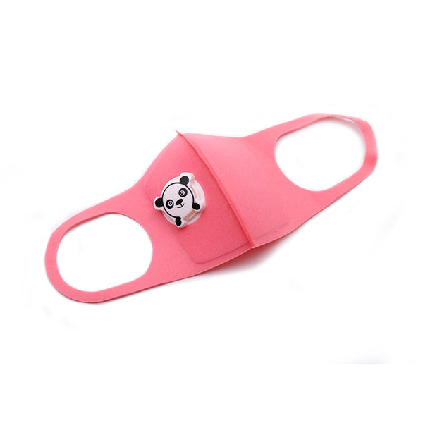 Pink Cartoon Filter Kids Protective Sponge Anti Pollution Dust Face Nose Mouth Mask