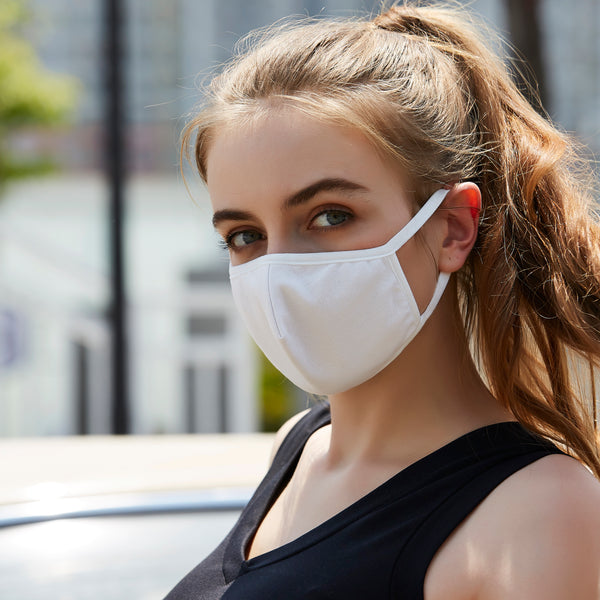 black gauze reusable cloth cotton mask PM2.5