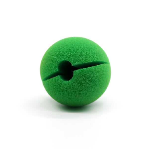 Green Color Soft Sponge Clown Noses Ball