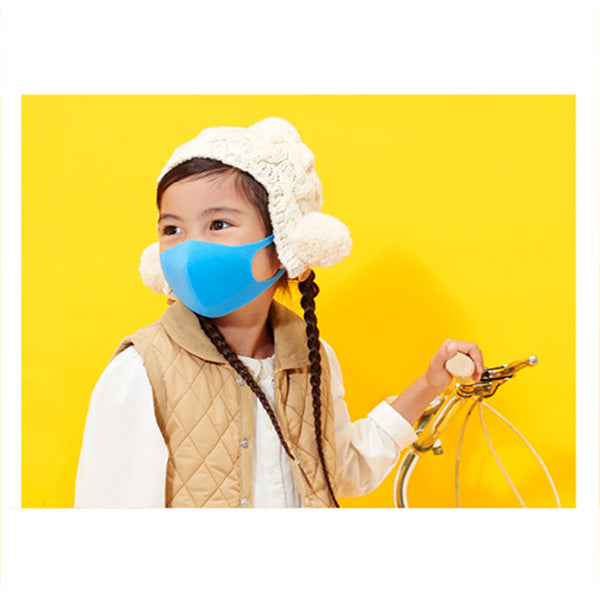 kids blue sponge mask