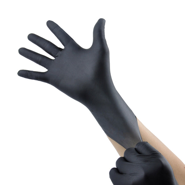 Disposable-Black-Nitrile-Gloves
