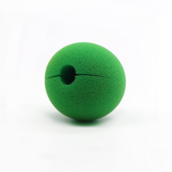 Green Color Soft Sponge Clown Noses Ball